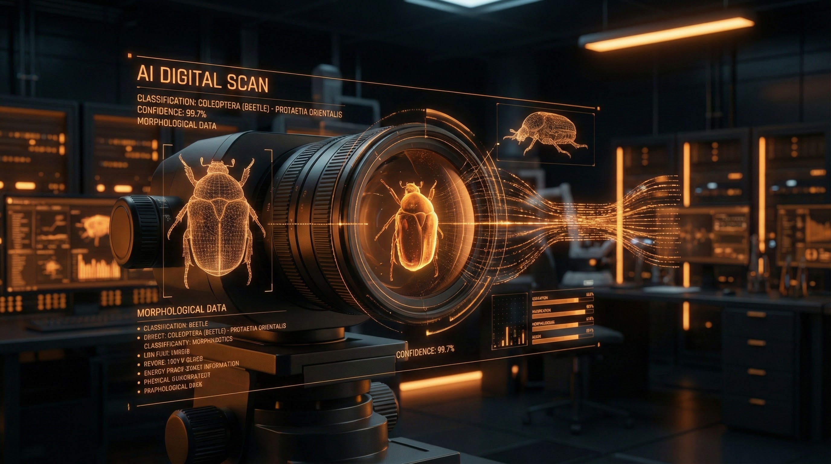 虫の識別管理システム