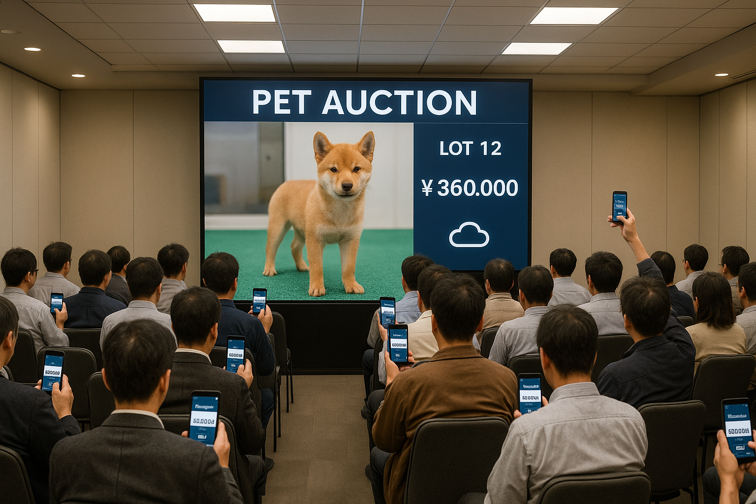 ペットオークションシステム画面2